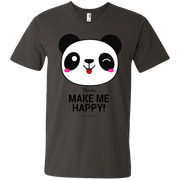 Pandas Make Me Happy, You Not so Much Men’s V-Neck T-Shirt