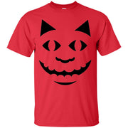 Halloween Cat Face T-Shirt