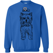 I Love My Dog! Yorkie Dog Lover Sweatshirt