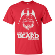 I Find Your Lack Of Beard Disturbing Parody T-Shirt