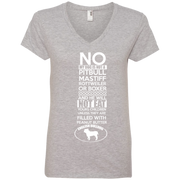 It’s an English Bulldog Ladies’ V-Neck T-Shirt