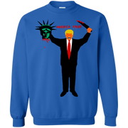 Trump Holding Statue of Liberty Head America First Sweatshirt