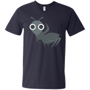 Waving Ant Emoji Men’s V-Neck T-Shirt