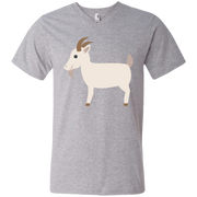 Goat Emoji Men’s V-Neck T-Shirt