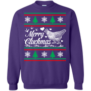 Merry Cluckmas Chicken Christmas Sweatshirt