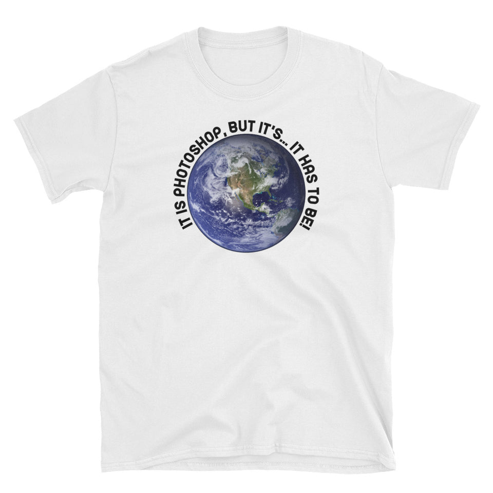 flat earth society tshirt