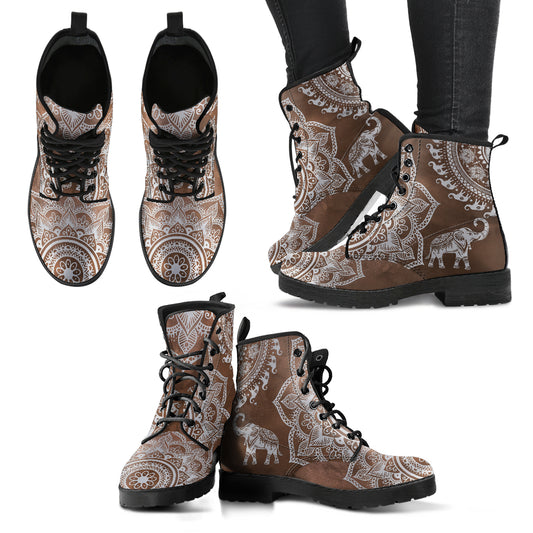 Comfortable Mandala Elephant Boots in 2 Colors | Elephantsity