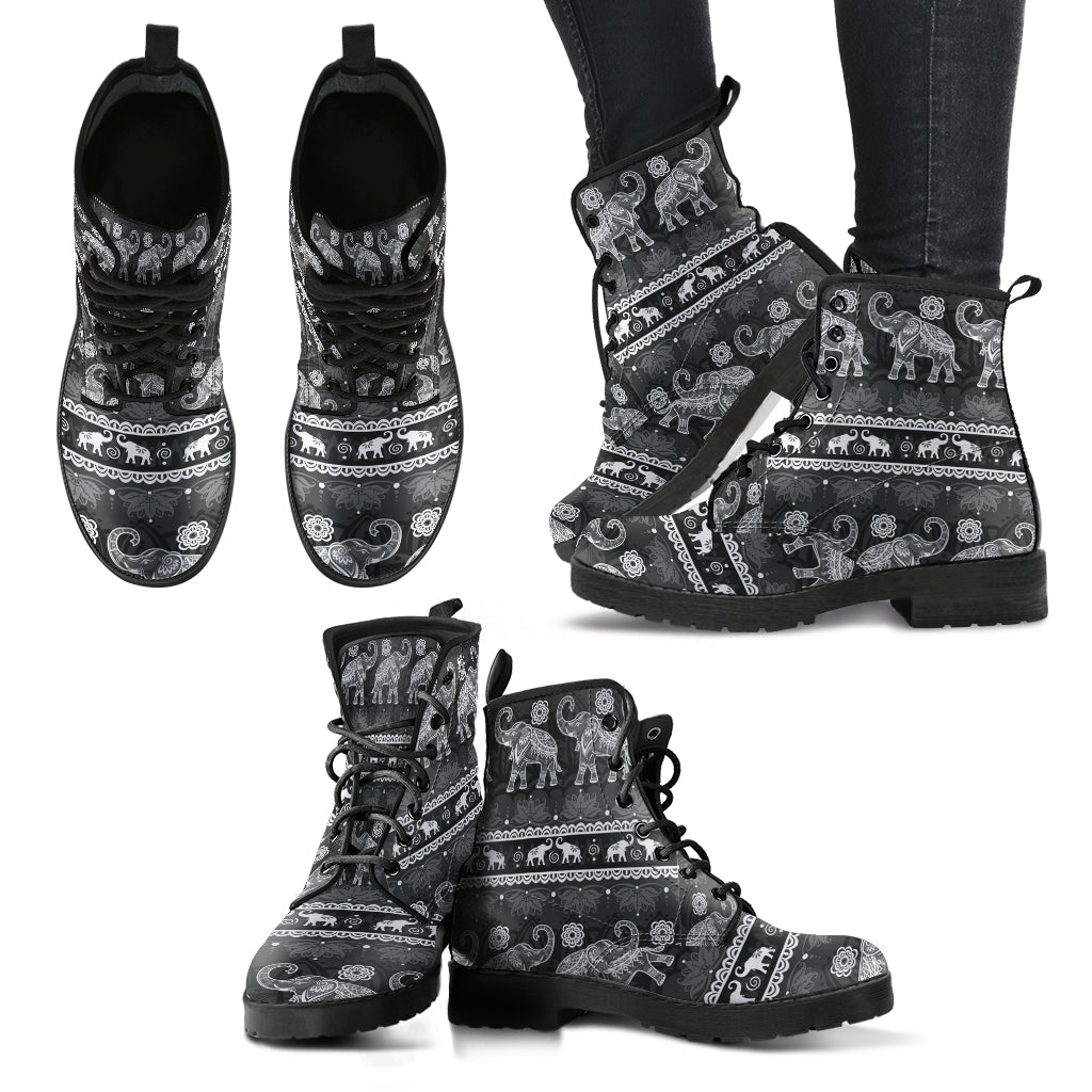 boots with elephants on them