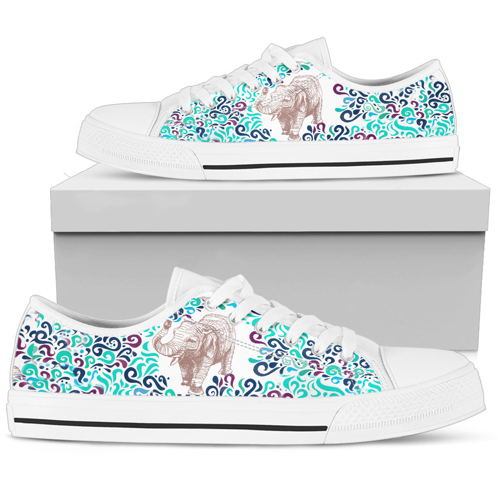 shoes with elephants on them