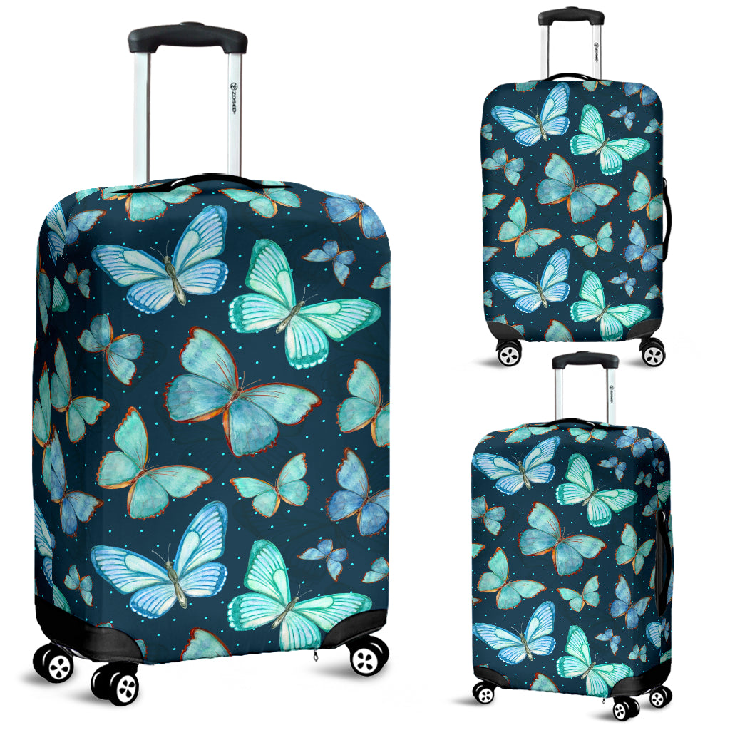 butterfly luggage