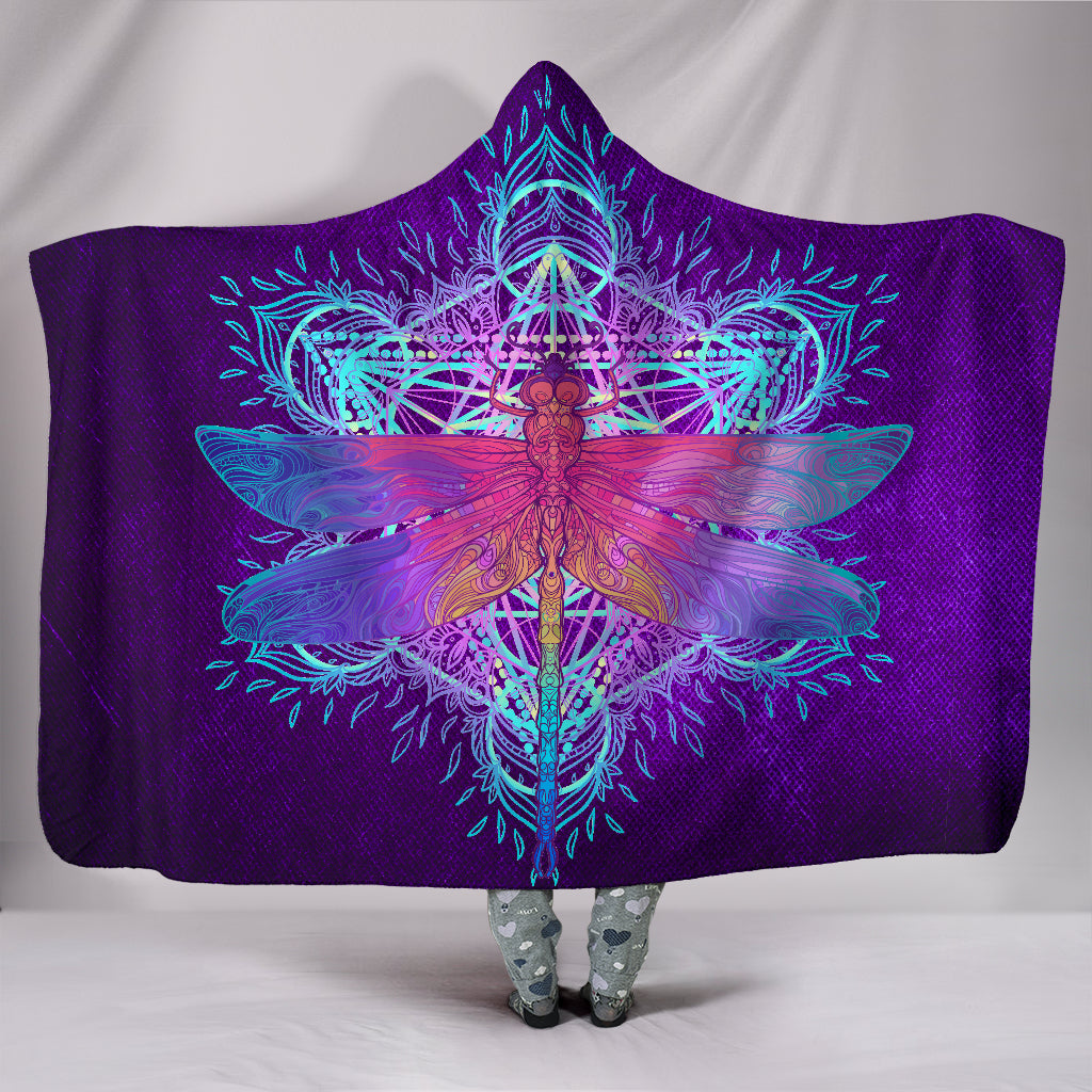 Mystical Dragonfly Hooded Blanket – Elephantsity
