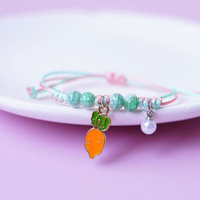 Children's Adjustable Rainbow Unicorn Wish Bracelet / Friendship