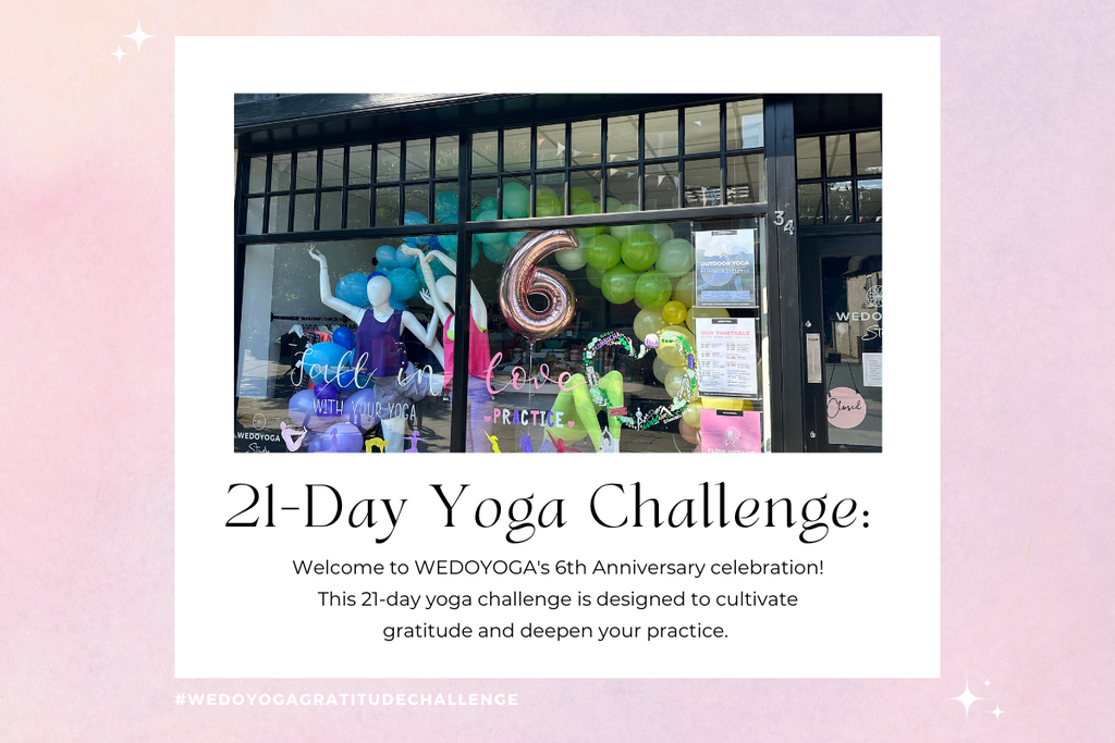 WEDOYOGA's 21 Day Gratitude Challenge | WEDOYOGA Studio