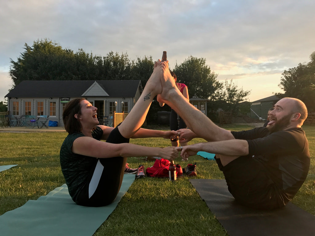 beer yoga hitchin lavender fields 