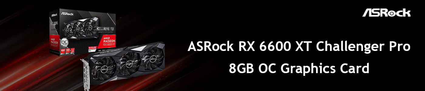  Buy ASRock AMD Radeon RX 6600 XT Challenger Pro 8GB OC