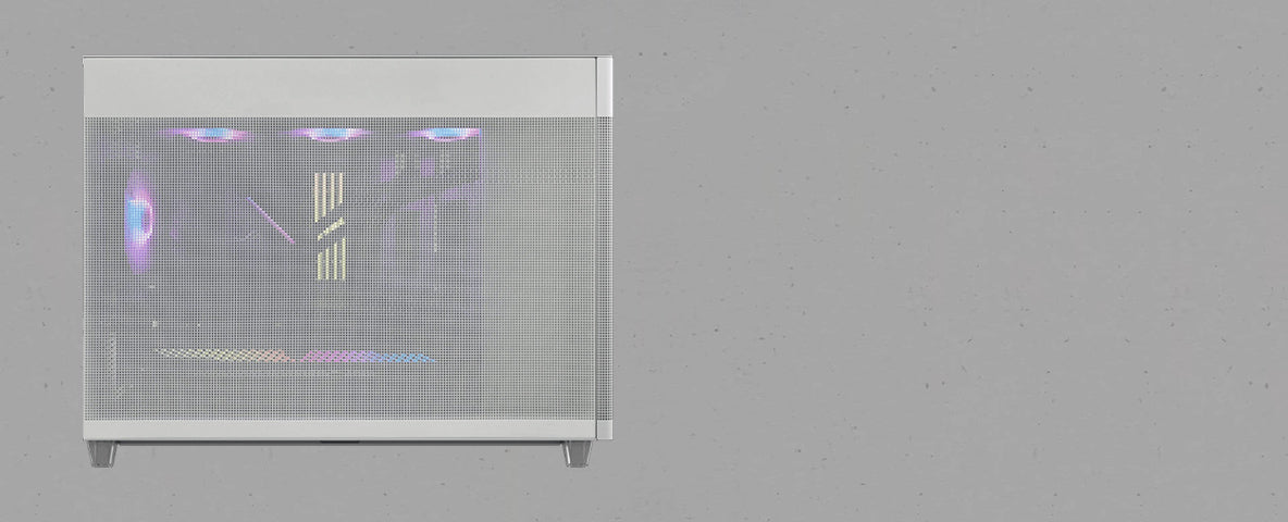 ASUS Prime AP201 Micro-ATX White Cabinet - From tpstech.in