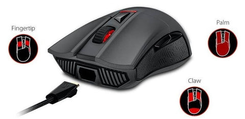 Asus Rog Gladius Ii Gaming Mouse With Aura Rgb Lighting Dpi Target B Tps Technologies