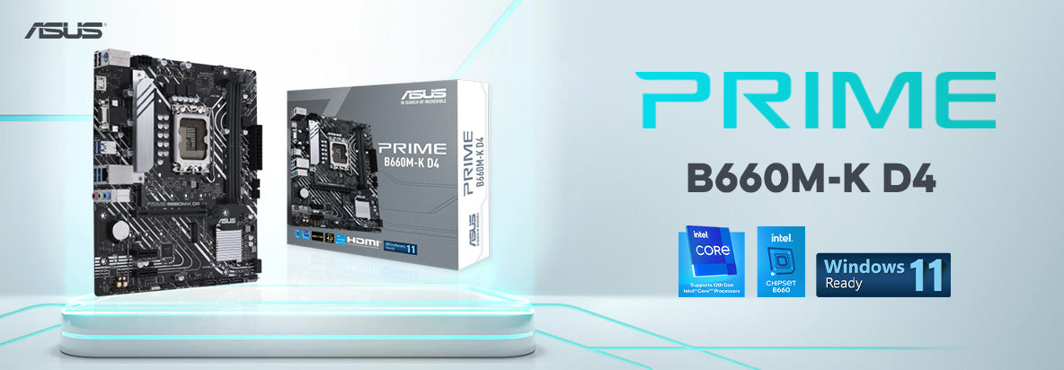 ASUS PRIME B660M-K D4 Intel LGA 1700 Micro-ATX Motherboard - TPSTech