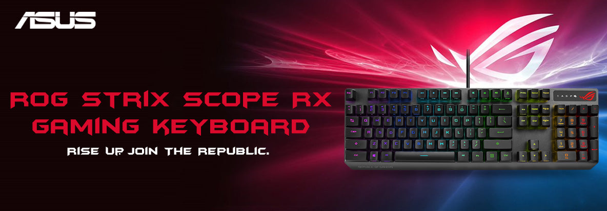 ROG Strix Scope RX, Keyboards