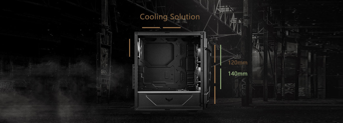 Asus TUF Gaming GT301 Mid-Tower Compact case