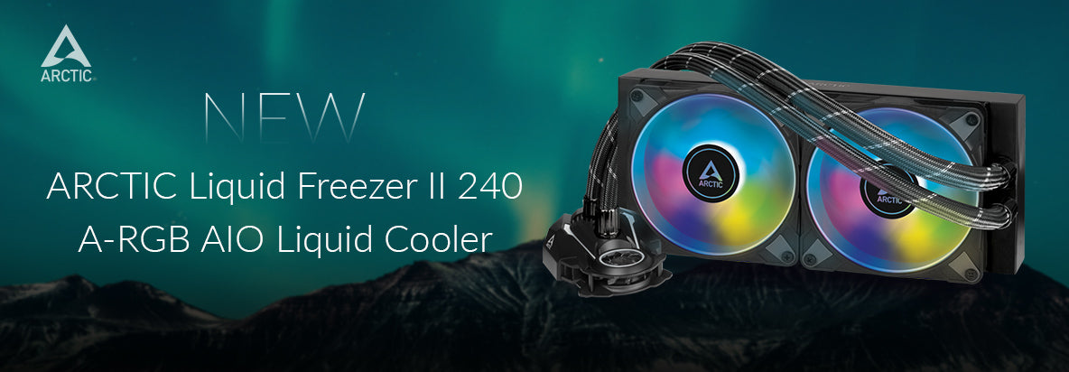 Arctic Liquid Freezer II 240 A-RGB 240mm AIO Liquid Intel AMD CPU Cooler  ARGB