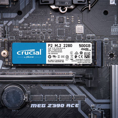 Crucial P2 250GB 3D NAND NVMe PCIe M.2 SSD Up to 2400MB/s -  CT250P2SSD8 : Electronics