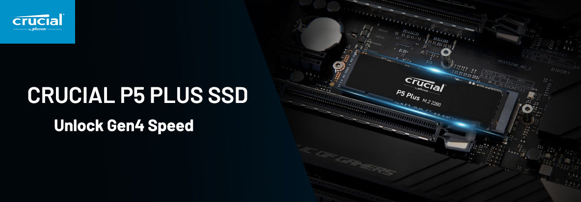 Crucial P5 Plus 1TB PCIe M.2 2280SS Gaming SSD