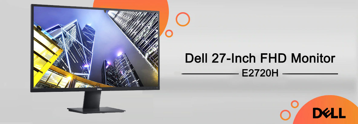 Monitor Dell 27 Pulgadas E2720H - 27 - Full HD 1920 X 1080 - VGA - HDMI -  LED - Globatec SRL