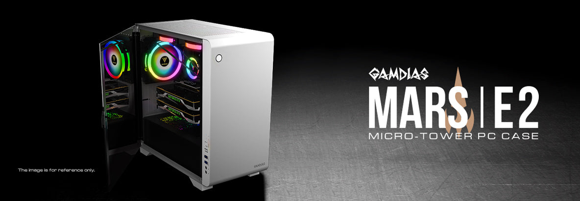 Gamdias Mars E2 Tempered Glass Micro-Tower Chassis
