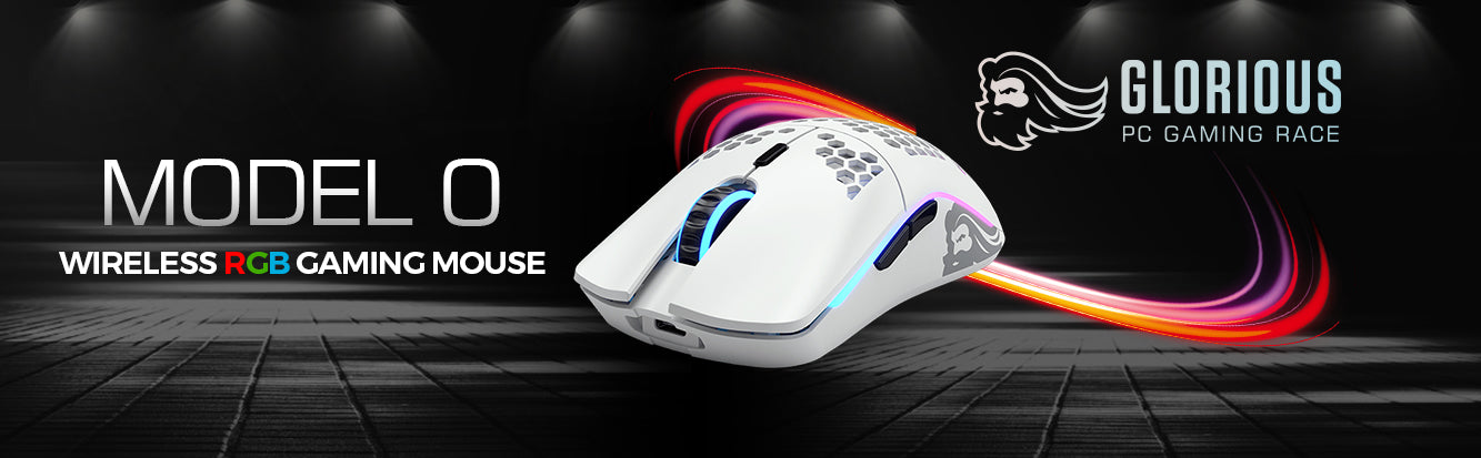 Glorious Model O Wireless Rgb Lightweight Gaming Mouse White Tpstech Tps Technologies