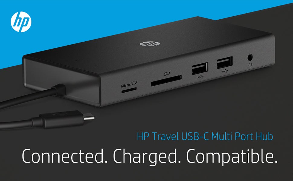 HP 1C1Y5AA USB-C Multi port Hub Docking Station - tpstech.in