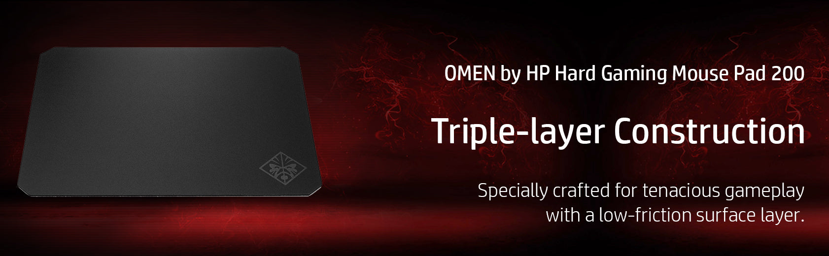 HP OMEN Hard Gaming Mouse Pad 200