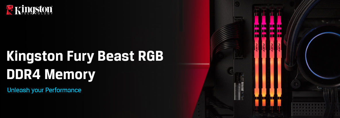 Kingston Fury Beast RGB 8GB DDR4 3200MHz Desktop Memory