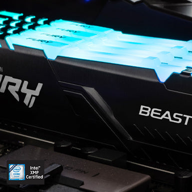 Kingston Fury Beast RGB 8GB DDR4 3200MHz Desktop Memory