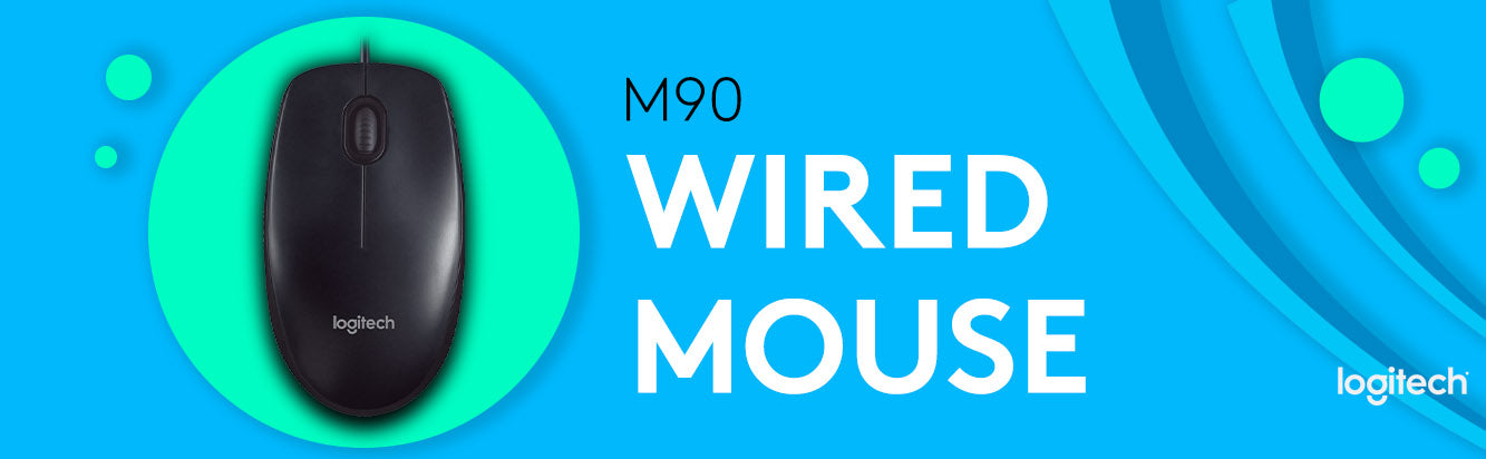 Logitech M90 Wired Mouse with 1000 DPI