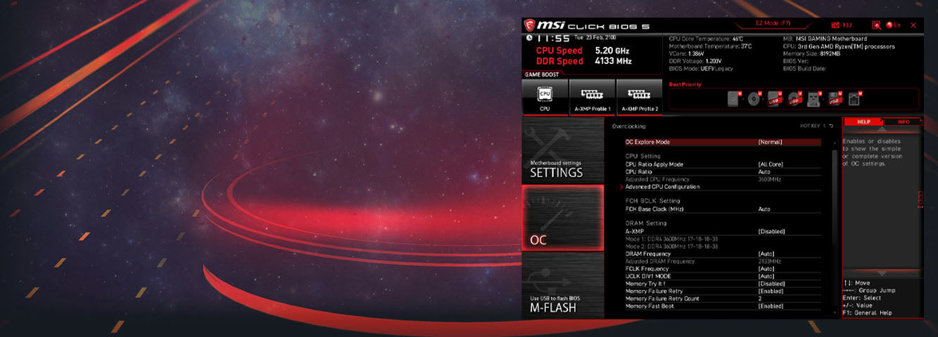 MSI MPG B550 GAMING EDGE WIFI ATX Motherboard