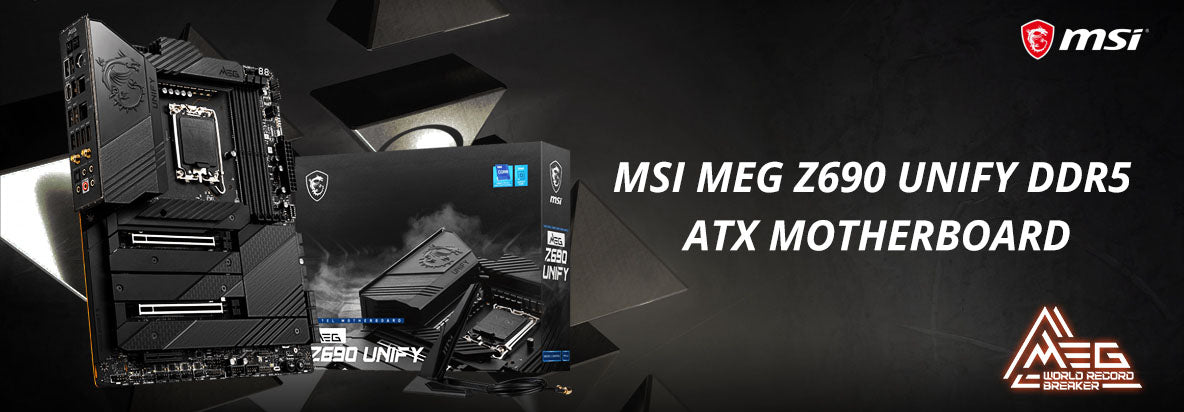 MSI MEG Z690 UNIFY LGA 1700 ATX Gaming Motherboard MEG Z690