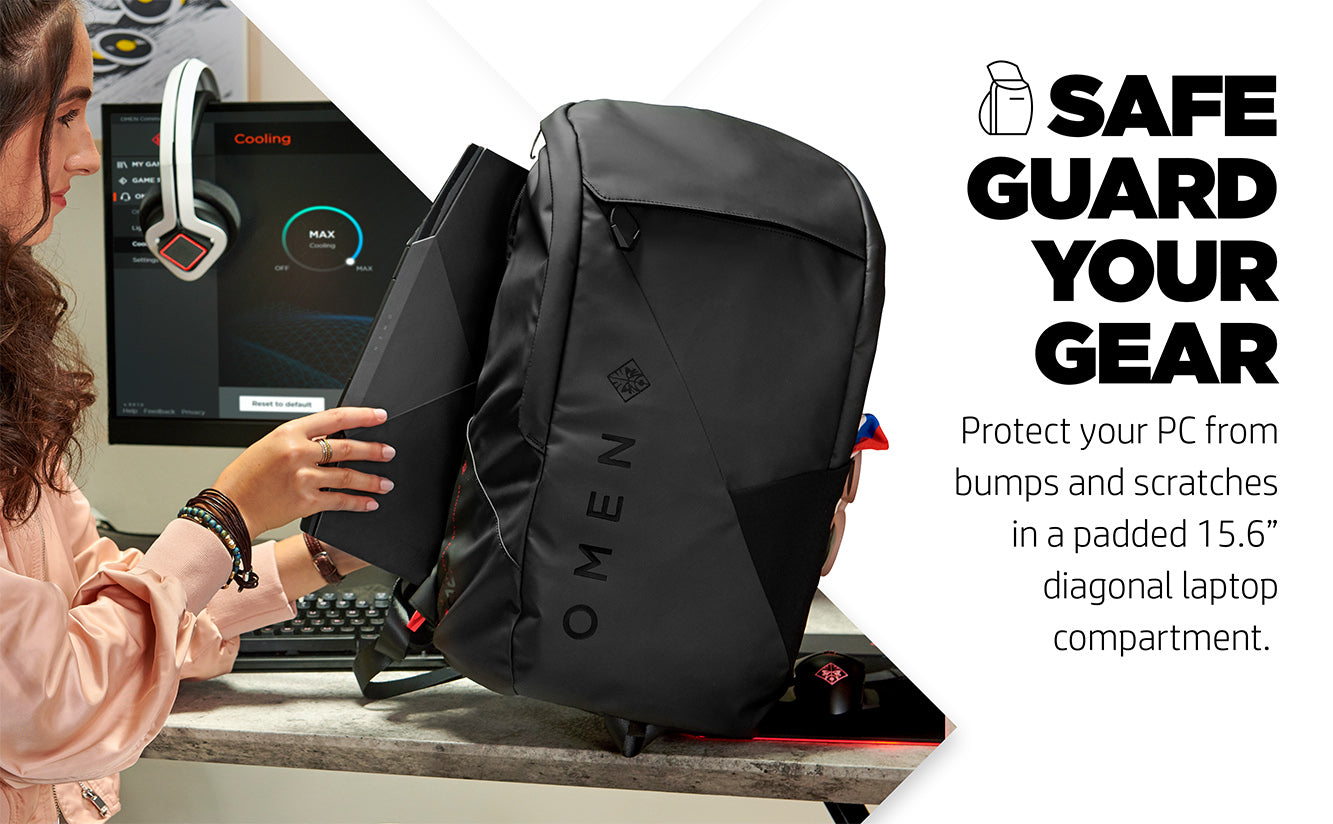 OMEN Transceptor Backpack for 15.6 Inch Laptops