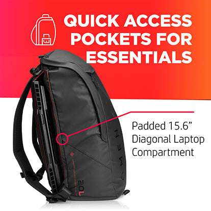 OMEN Transceptor Backpack for 15.6 Inch Laptops