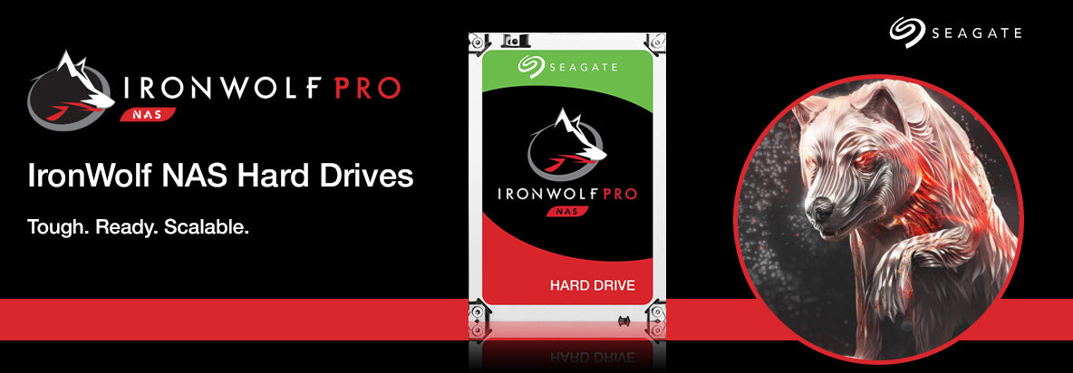 IronWolf Pro 18TB SATA III 3.5 Internal NAS Hard Drive, 7200 RPM