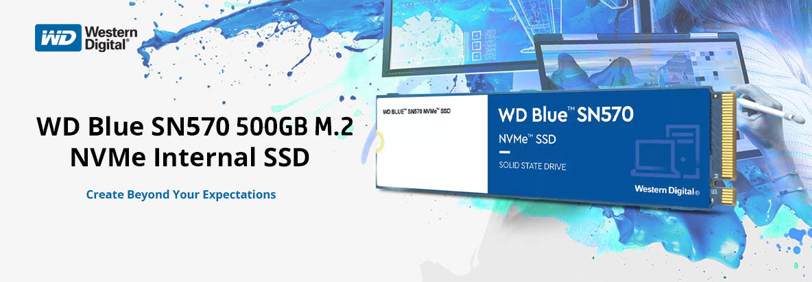 Western Digital Blue SN570 PCIe NVMe Internal Solid State Drive - tpstech.in