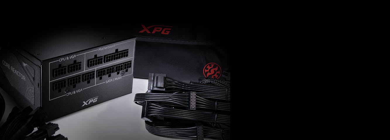 XPG Core Reactor 80 Plus Gold Modular Power Supply