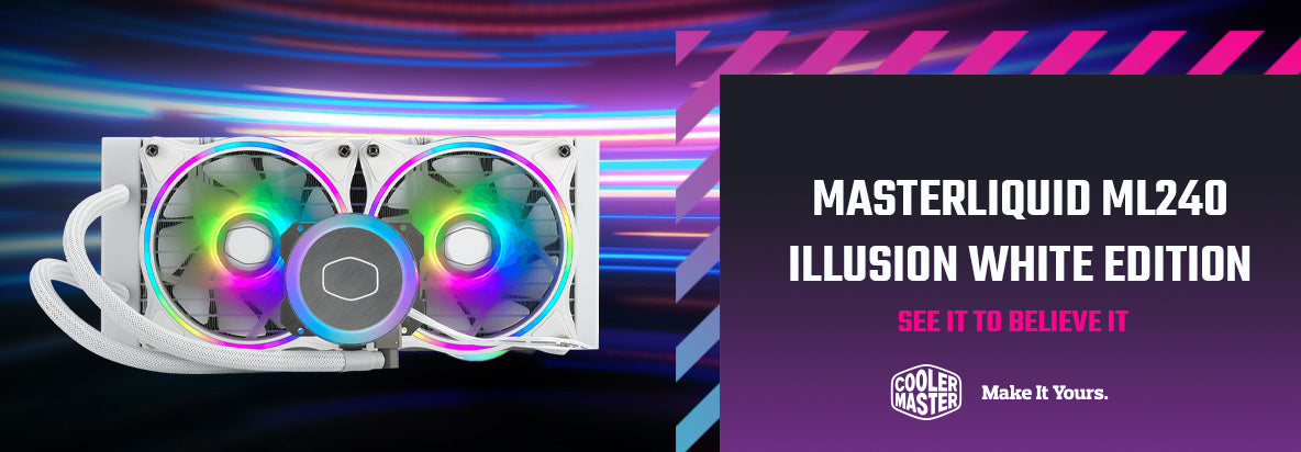 Cooler Master MasterLiquid ML240 Illusion White Edition - From tpstech.in