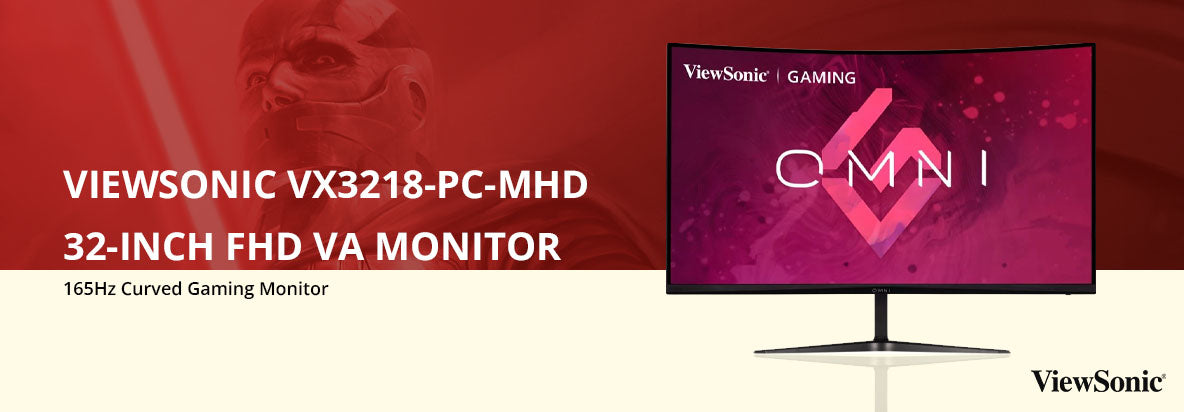ViewSonic VX3218-PC-MHD, 32 165Hz Curved Gaming Monitor