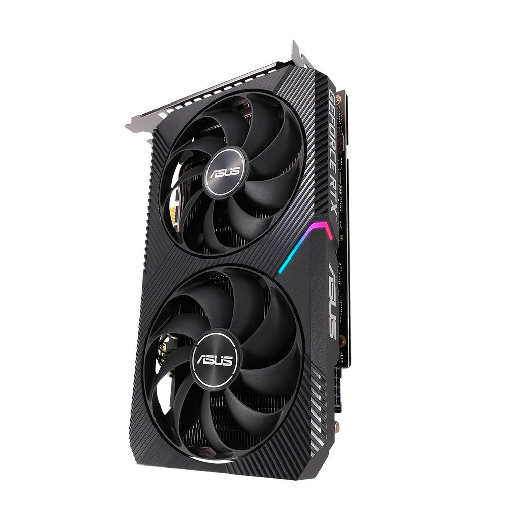 ASUS Dual RTX 3060 Ti Mini V2 OC 8GB GDDR6 Graphics card - tpstech.in