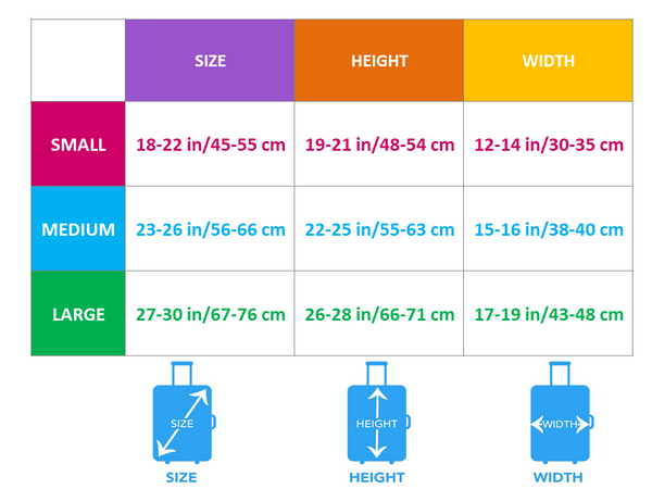 Cover Size Chart