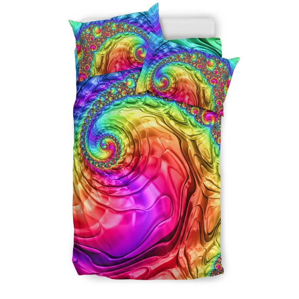 rainbow bedding