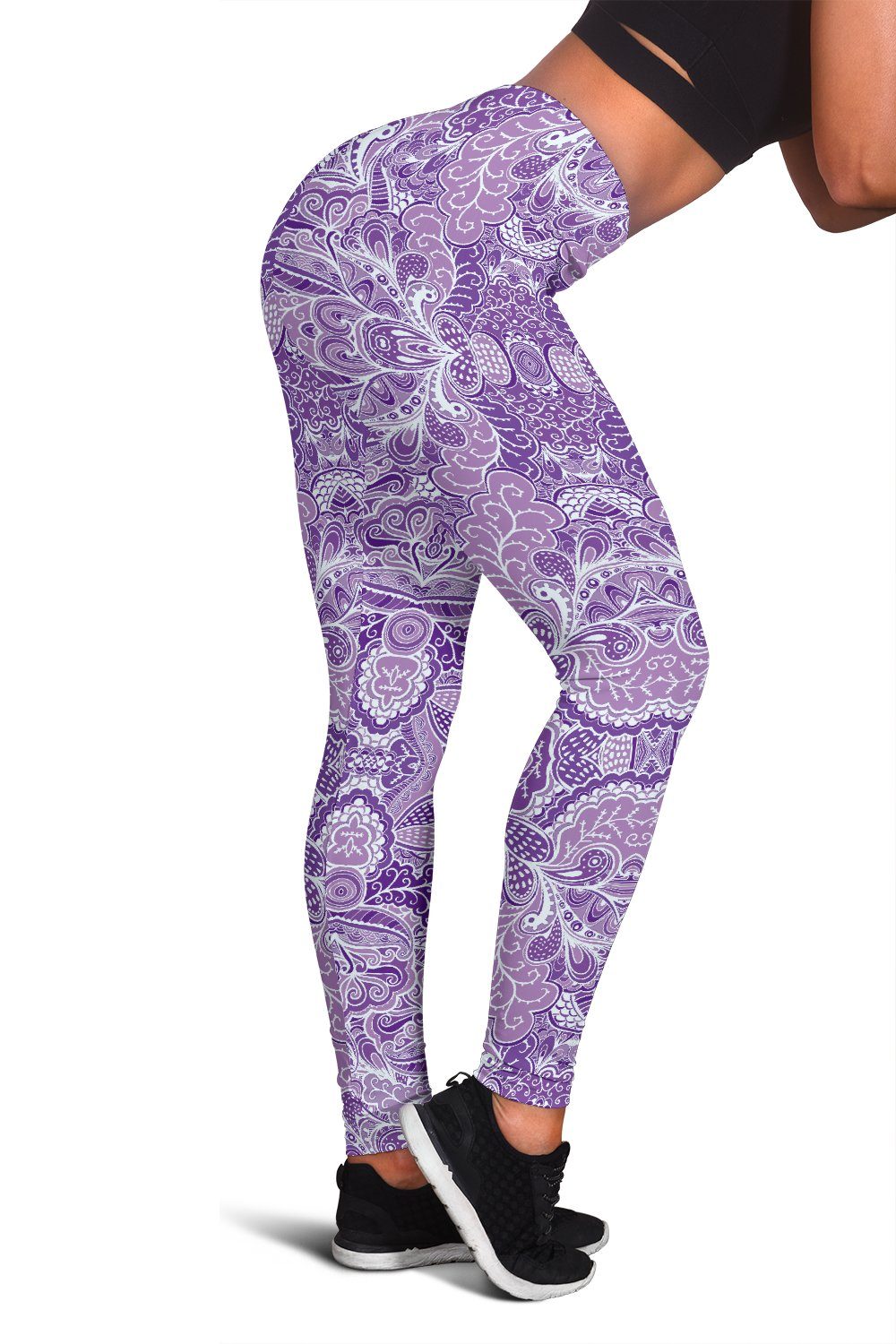 Calm In Purple Women S Leggings Your Amazing Design