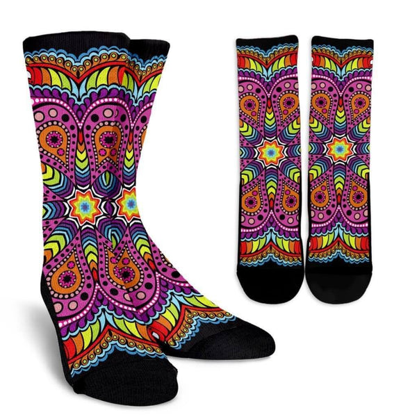 Joy of life Mandala Socks - Your Amazing Design