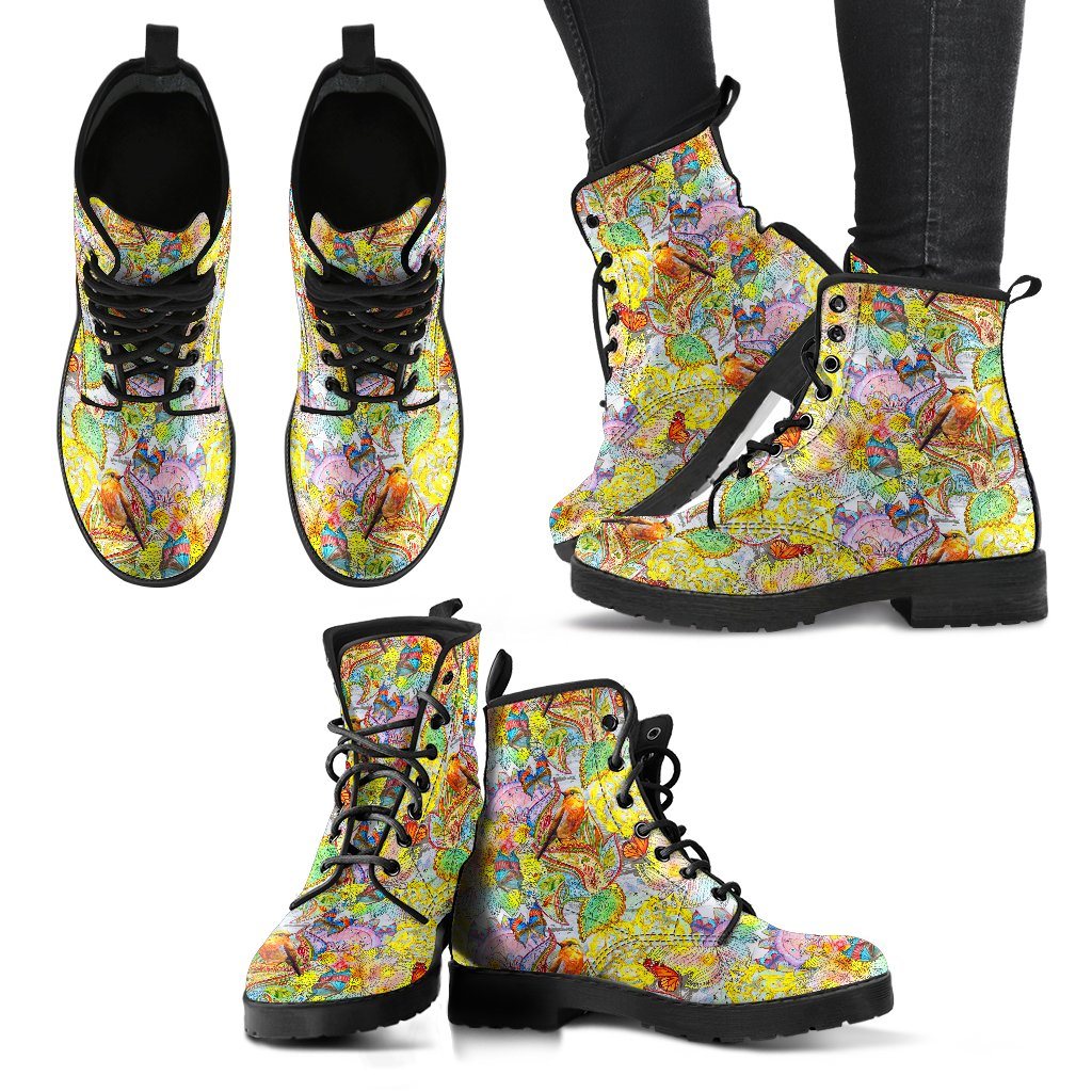Colors of spring Women's fashion boots Your Amazing Design